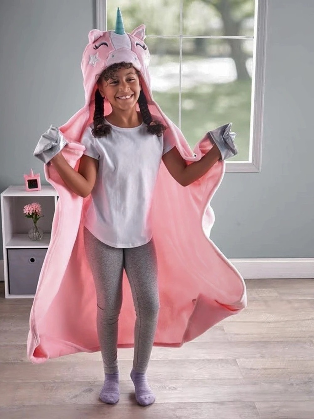 Kids Pillowfort Unicorn Hooded Blanket